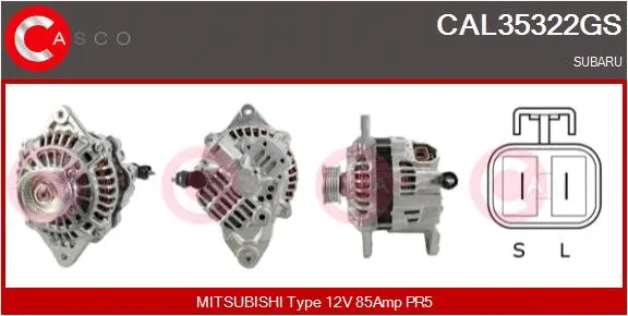 Alternator (CAL35322GS)