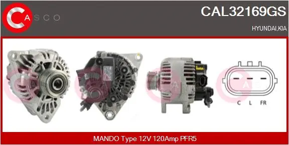 Alternator (CAL32169GS)