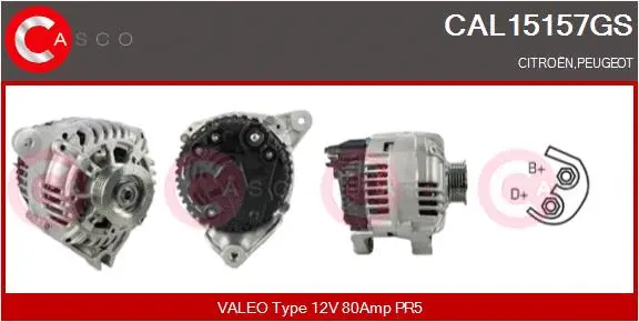 Alternator (CAL15157GS)