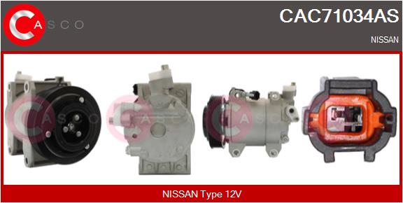 Compressor, air conditioning (CAC71034AS)