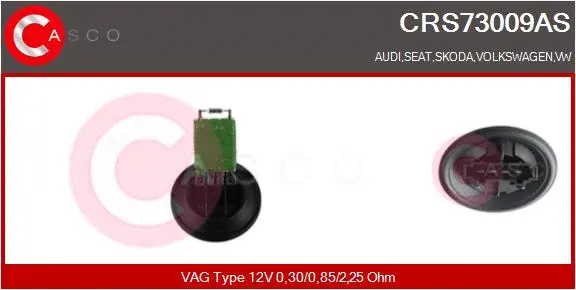 Resistor, interior blower (CRS73009AS)