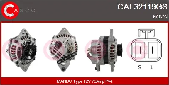 Alternator (CAL32119GS)