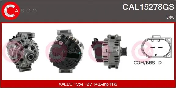 Alternator (CAL15278GS)
