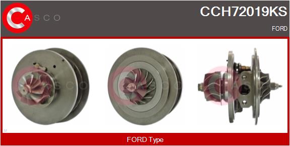 Core assembly, turbocharger (CCH72019KS)