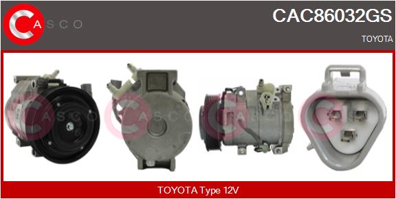 Compressor, air conditioning (CAC86032GS)