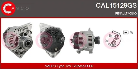 Alternator (CAL15129GS)
