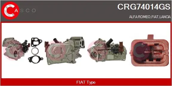 Cooler, exhaust gas recirculation (CRG74014GS)