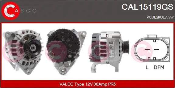 Alternator (CAL15119GS)