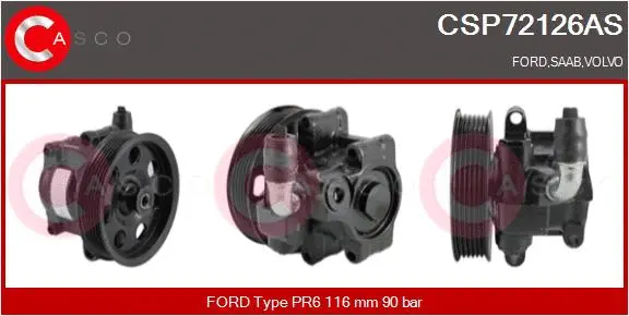 Hydraulic Pump, steering (CSP72126AS)