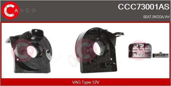 Clockspring, airbag (CCC73001AS)