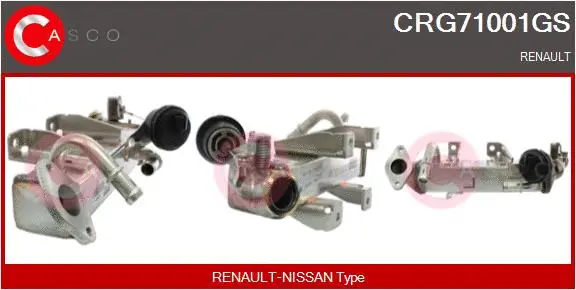 Cooler, exhaust gas recirculation (CRG71001GS)