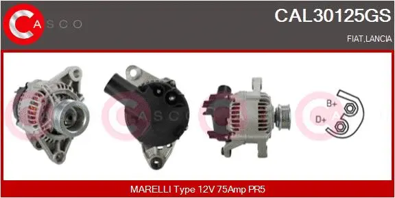 Alternator (CAL30125GS)
