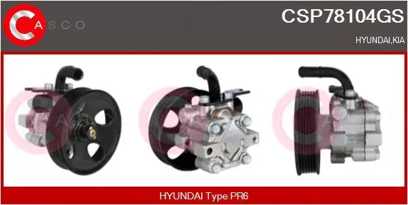 Hydraulic Pump, steering (CSP78104GS)