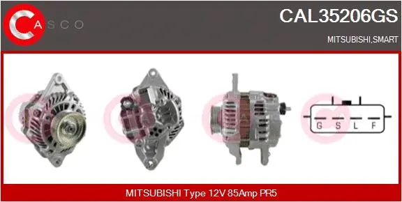 Alternator (CAL35206GS)