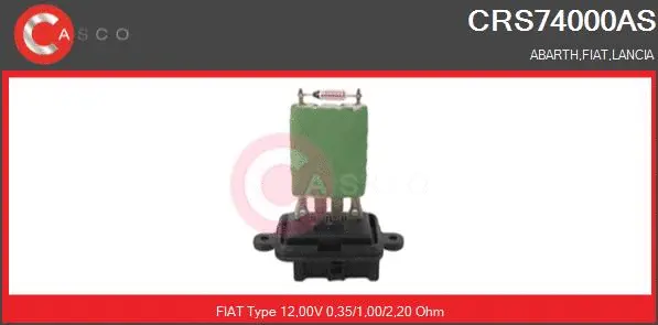 Resistor, interior blower (CRS74000AS)