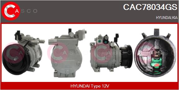 Compressor, air conditioning (CAC78034GS)