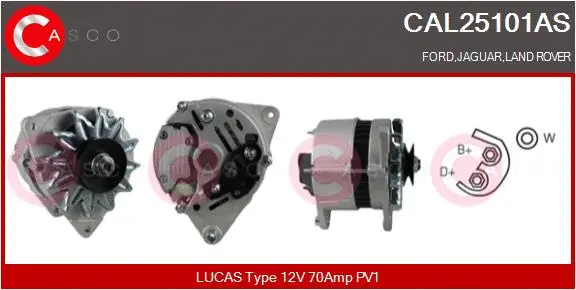 Alternator (CAL25101AS)