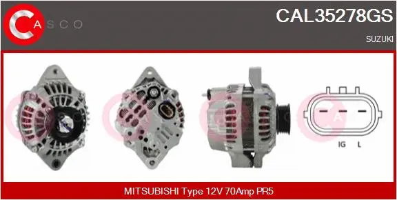 Alternator (CAL35278GS)
