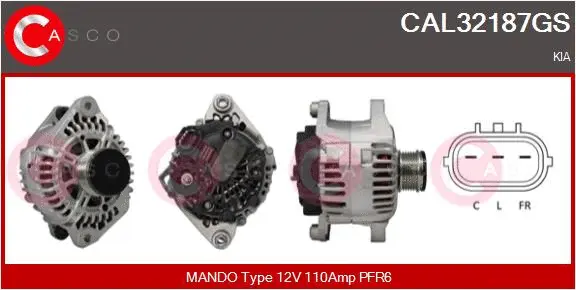 Alternator (CAL32187GS)