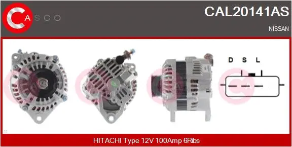 Alternator (CAL20141AS)