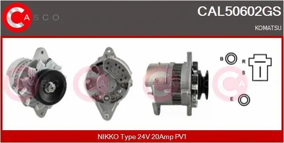 Alternator (CAL50602GS)