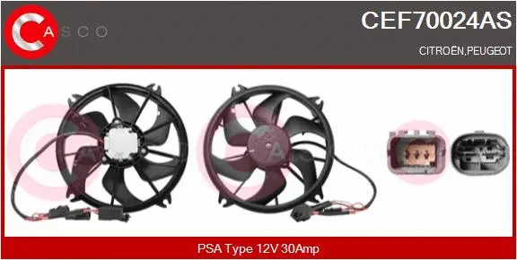 Electric Motor, radiator fan (CEF70024AS)