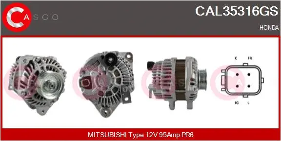 Alternator (CAL35316GS)