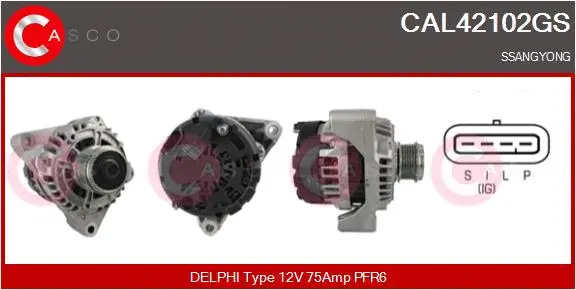 Alternator (CAL42102GS)