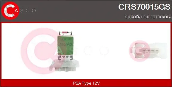 Resistor, interior blower (CRS70015GS)
