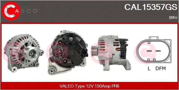 Alternator (CAL15357GS)