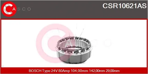 Stator, alternator (CSR10621AS)