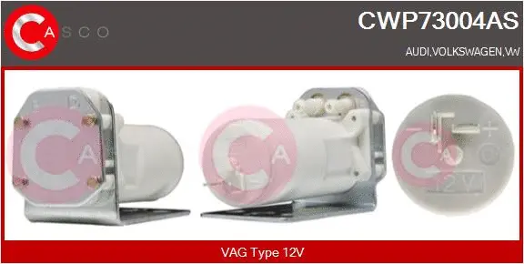 Washer Fluid Pump, window cleaning (CWP73004AS)