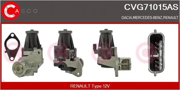 EGR Valve (CVG71015AS)