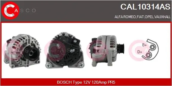 Alternator (CAL10314AS)