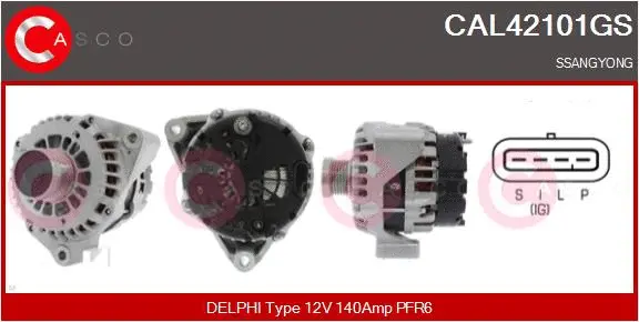 Alternator (CAL42101GS)
