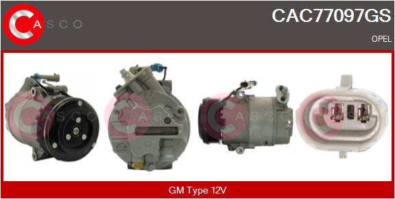 Compressor, air conditioning (CAC77097GS)