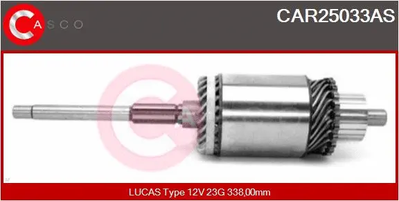 Armature, starter (CAR25033AS)