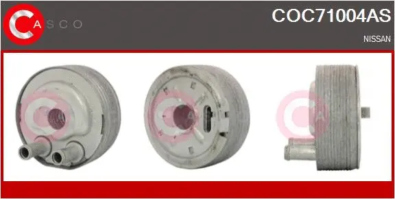 Oil Cooler, engine oil (COC71004AS)