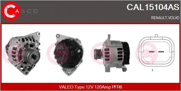 Alternator (CAL15104AS)