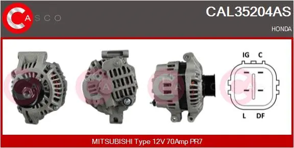 Alternator (CAL35204AS)
