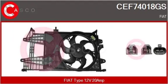 Electric Motor, radiator fan (CEF74018GS)