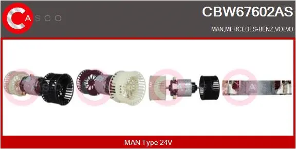 Interior Blower (CBW67602AS)