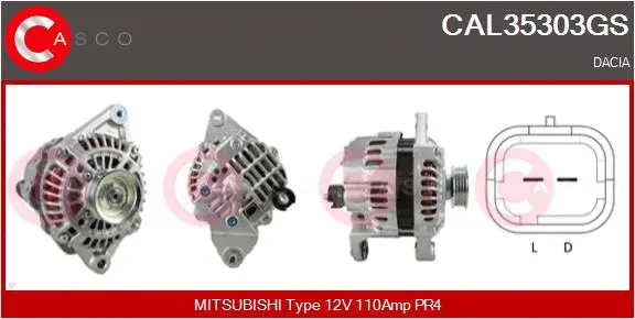 Alternator (CAL35303GS)