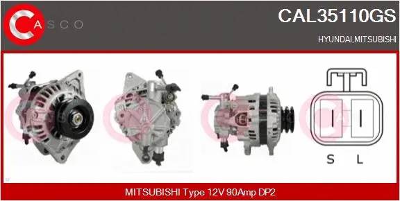 Alternator (CAL35110GS)