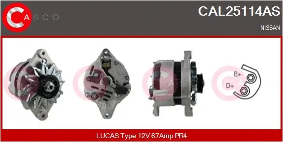 Alternator (CAL25114AS)