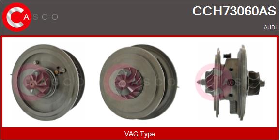 Core assembly, turbocharger (CCH73060AS)