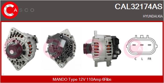 Alternator (CAL32174AS)