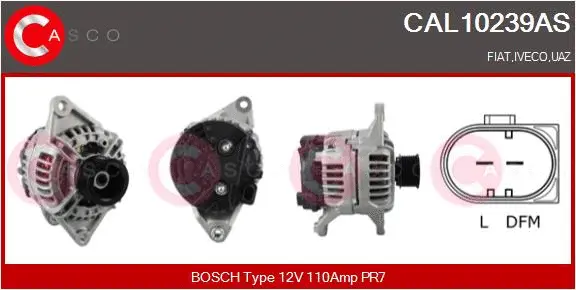 Alternator (CAL10239AS)
