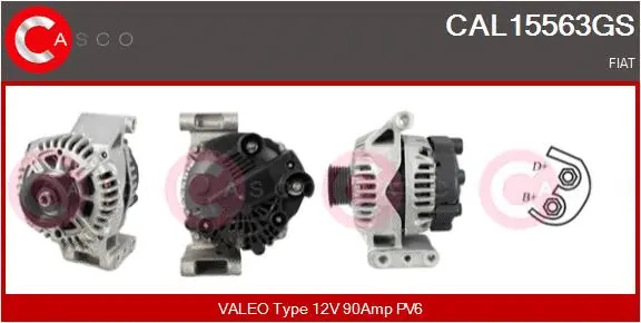 Alternator (CAL15563GS)