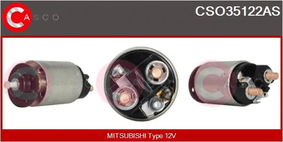 Solenoid Switch, starter (CSO35122AS)